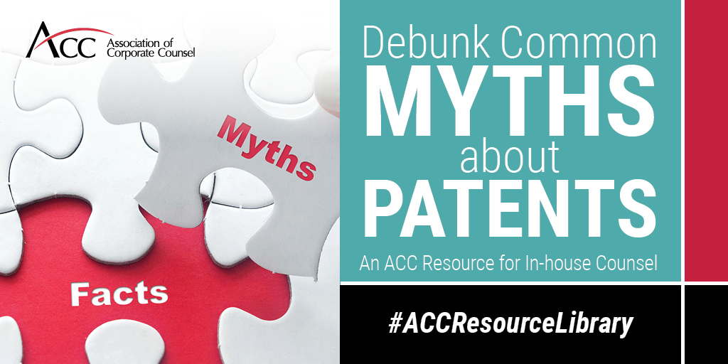 ACCinhouse's tweet photo. Learn five myths in-house counsel often debunk for business regarding patents. Read the new @ACCinhouse resource from @SmartBiggar, an ACC Global Resource Provider https://t.co/tg0IbE47iQ
Explore the #ACCResourceLibrary for in-house counsel
https://t.co/PKvCuRXhuj https://t.co/Jv8H6YQIZU