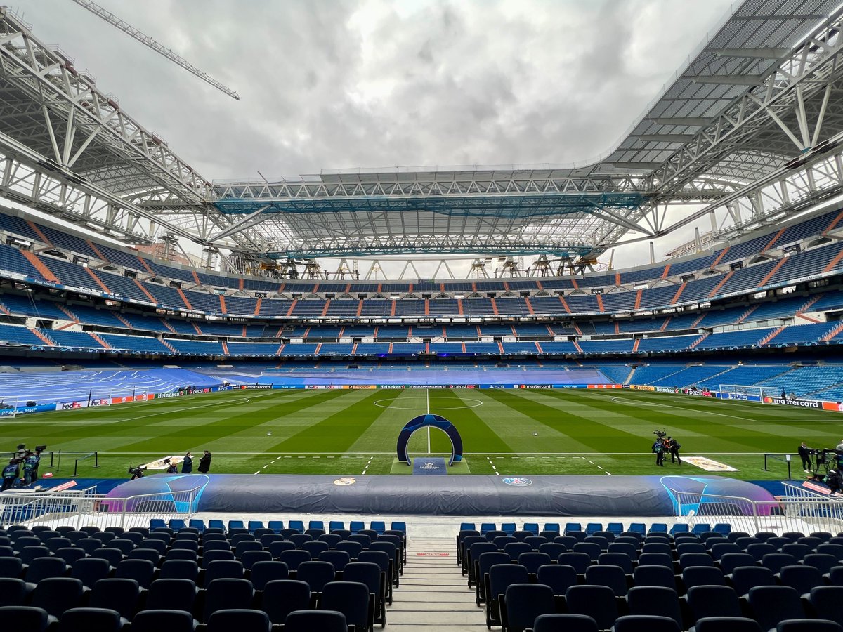 realmadrid's tweet photo. 🏟️ Nuestra casa.
#UCL https://t.co/GWJ1Cz0QhW