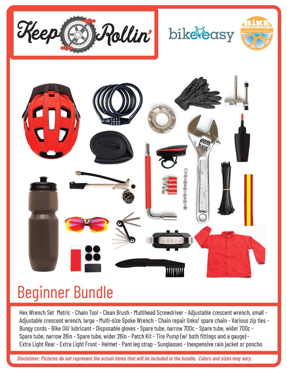 BikeBatonRouge's tweet image. Last night we launched with Bike Easy the "Keep Rollin" Campaign. Both organizations have a goal to get 10 businesses to sponsor and or house our Keep Rollin Bundles. To learn  more about Keep Rollin in BR check out our link.  #yeahbike buff.ly/3CxiG2a