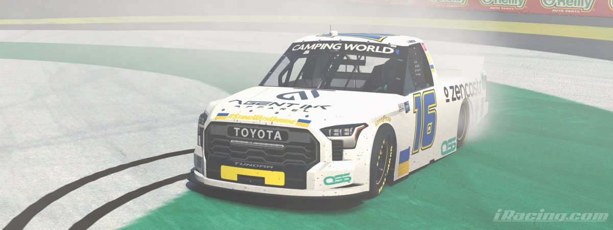 OvertonSpeedCo's tweet photo. Our newest paint scheme is currently undefeated in C-Open 😎
In 3 races @LeighROverton has led 230/290 laps This @MaconiSetupShop set is absolutely unbeatable!
| @AgentInk | #AgentInk | #OSSxAgentInk | @zencastr | #MadeOnZencastr | #StandWithUkraine | #UkraineStrong | 💙💛🇺🇦 https://t.co/a42nf64VeX