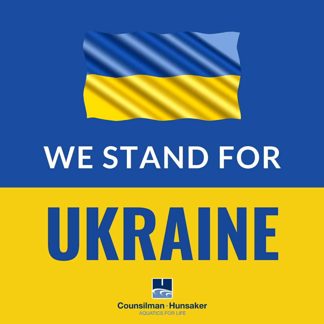 AT Counsilman Hunsaker, WE BELIEVE IN THE POWER OF PEOPLE COMING TOGETHER – but we know that this isn’t possible without cooperation and peace. #AquaticsForLife #SupportUkraine