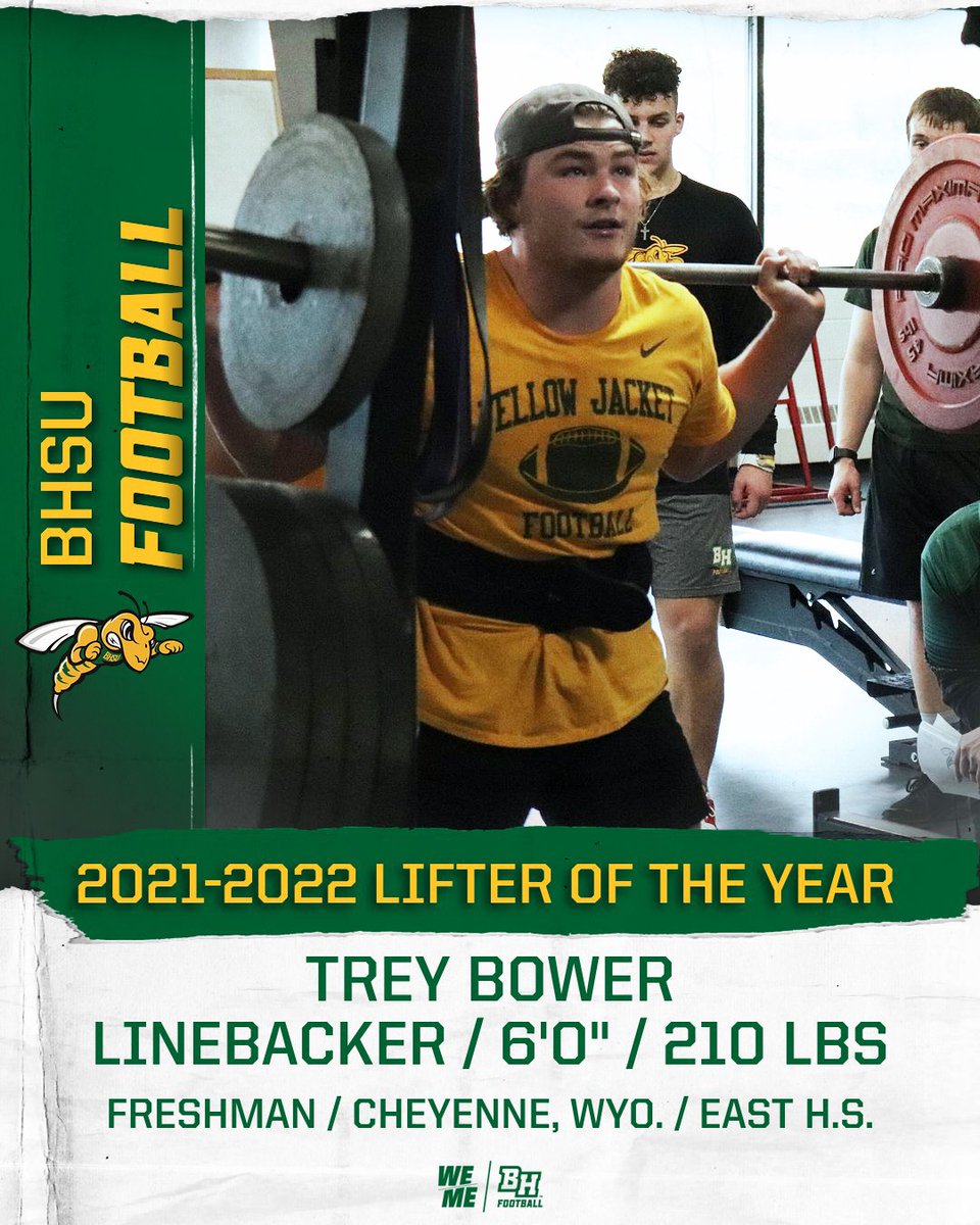 Congratulations to <a href="/TreyBower2/">Trey Bower</a> for earning the Lifter Of The Year award! Trey has been giving his teammates his all since day 1, and exemplifies our team-first mindset. Keep working young man! #WEoverME