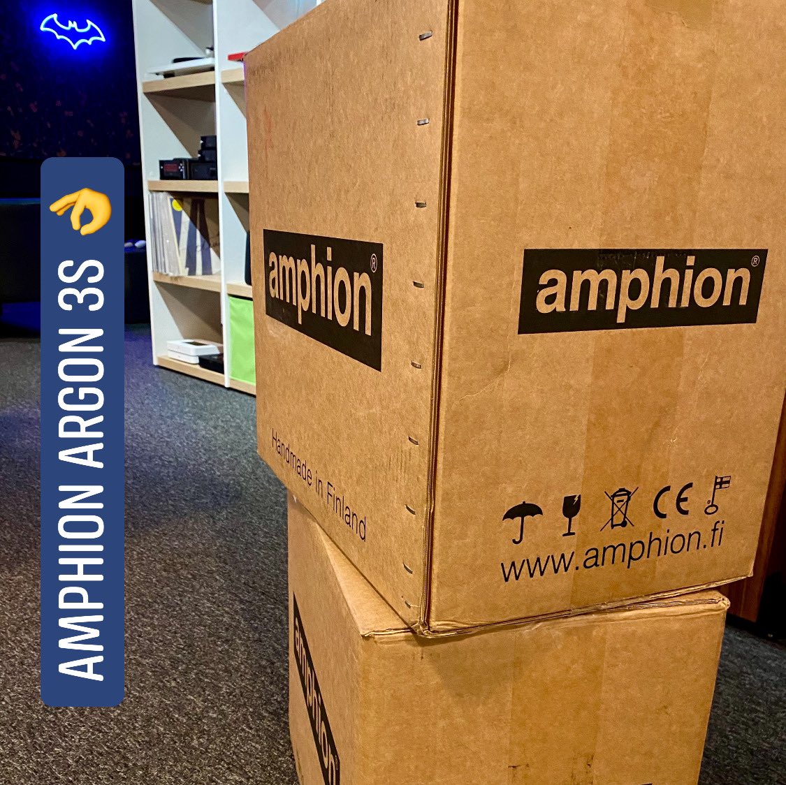 vinylgrooveaud's tweet photo. A pair of stunning @amphion_loudspeakers #argon3s in Black ready for collection, customer driving them with @hegelmusicsystem #H390 and @chordcables #epicxl speaker cables. 🎶👏🙂👍
https://t.co/4R8jSdarQ5
#preston #lancashire https://t.co/3eha7H2H61