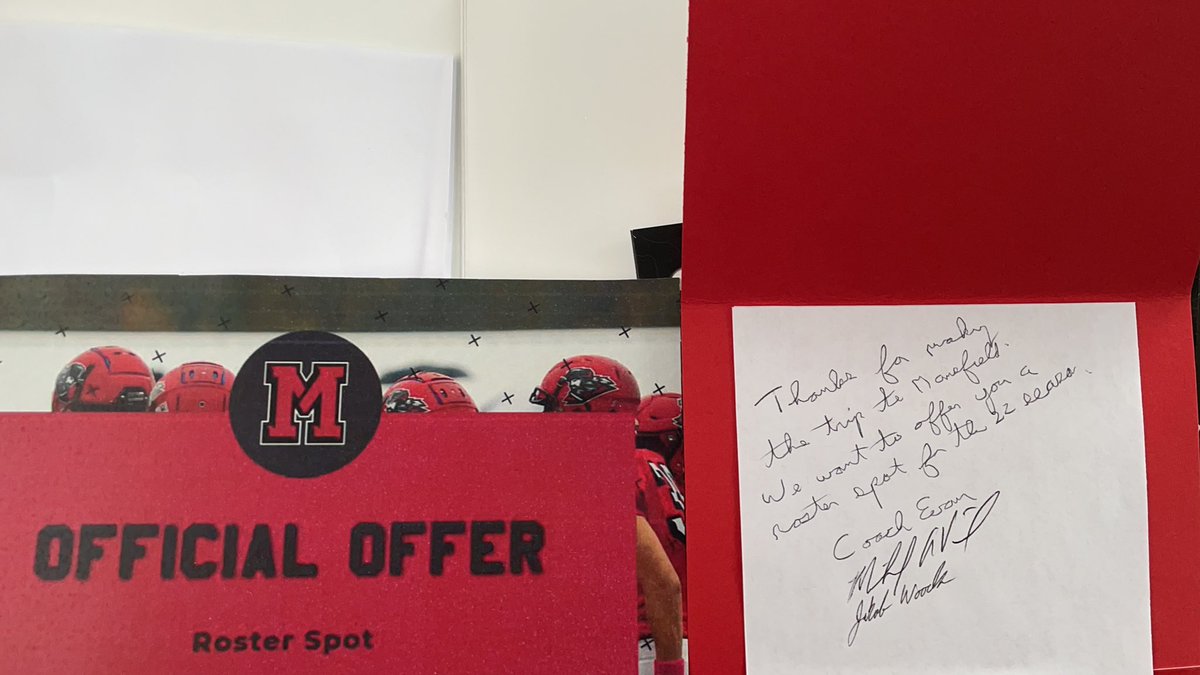 Blessed to receive an offer from Mansfield University! These guys got some great things coming. #gomounties <a href="/JakobWoods/">Jakob Woods</a> <a href="/Coach_JEvans/">John Evans</a>  @SR_scouting