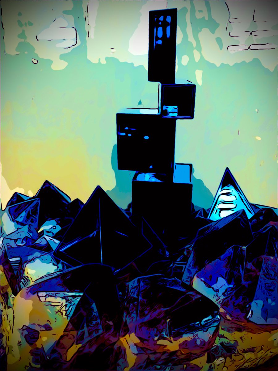 IceHermits's tweet photo. Experiment with platonic solids and single filter. https://t.co/uKQHGjdTiP