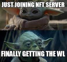SolanaFrogArmy's tweet photo. Tired of feeling like this in the WL meta? Our WL requirement is simple, just be part of a reputable DAO or just have a good conversation with us with a great vibe! 

Join our discord today https://t.co/5bsqAjMsSm

508/888 WL spots are filled so far!       #solana $SOL #NFT https://t.co/4prAKOSrVR