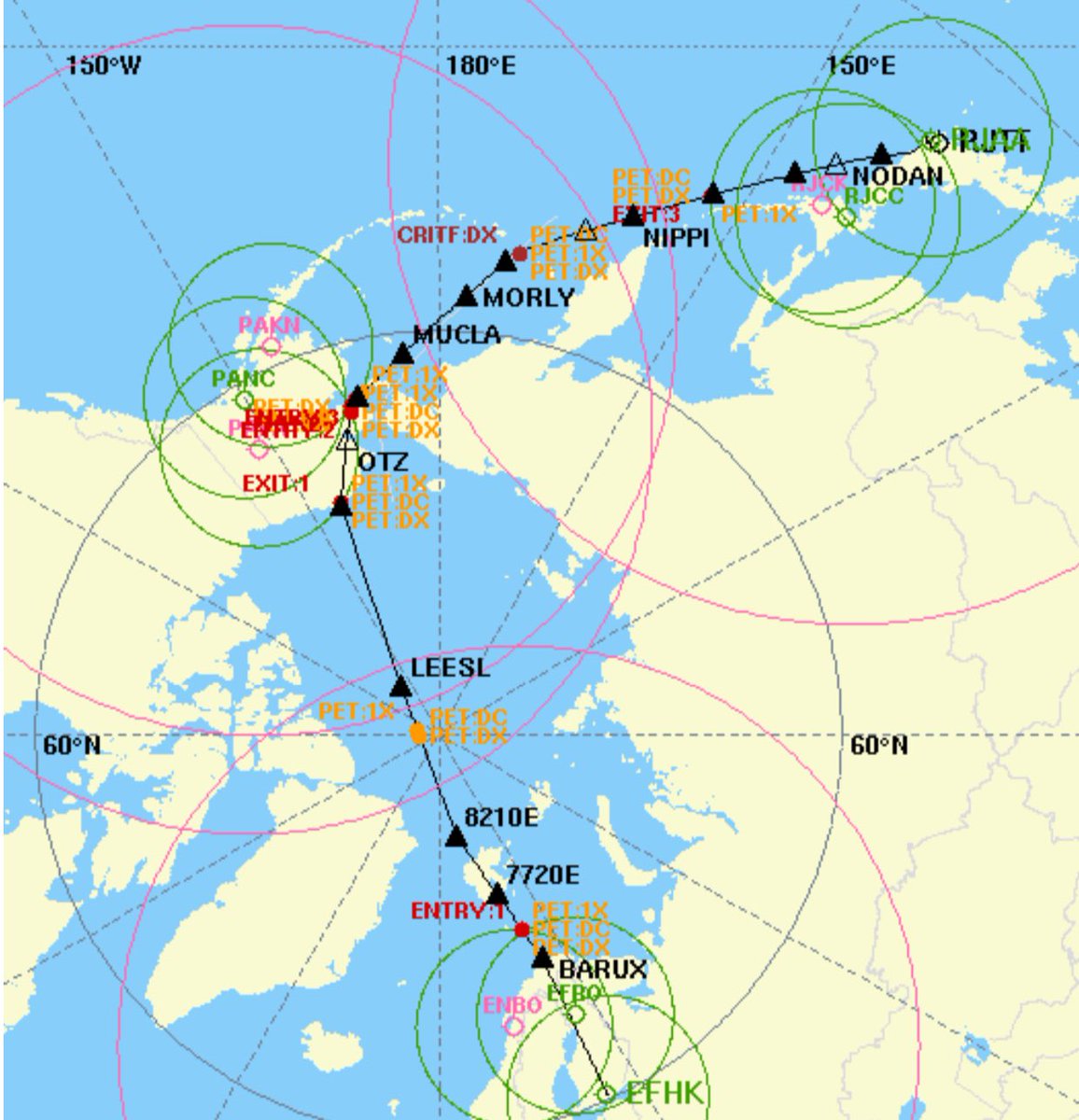 KohvakkaRiku's tweet photo. Today I had the priviledge to plan our first ✈️ in decades over the Pole to Tokyo 🇯🇵. Great effort by our OCC and flight operations department to get these new routes avoiding 🇷🇺 up and running in relatively short time without compromising the most important thing, safety. https://t.co/Y3uAvnh1mq