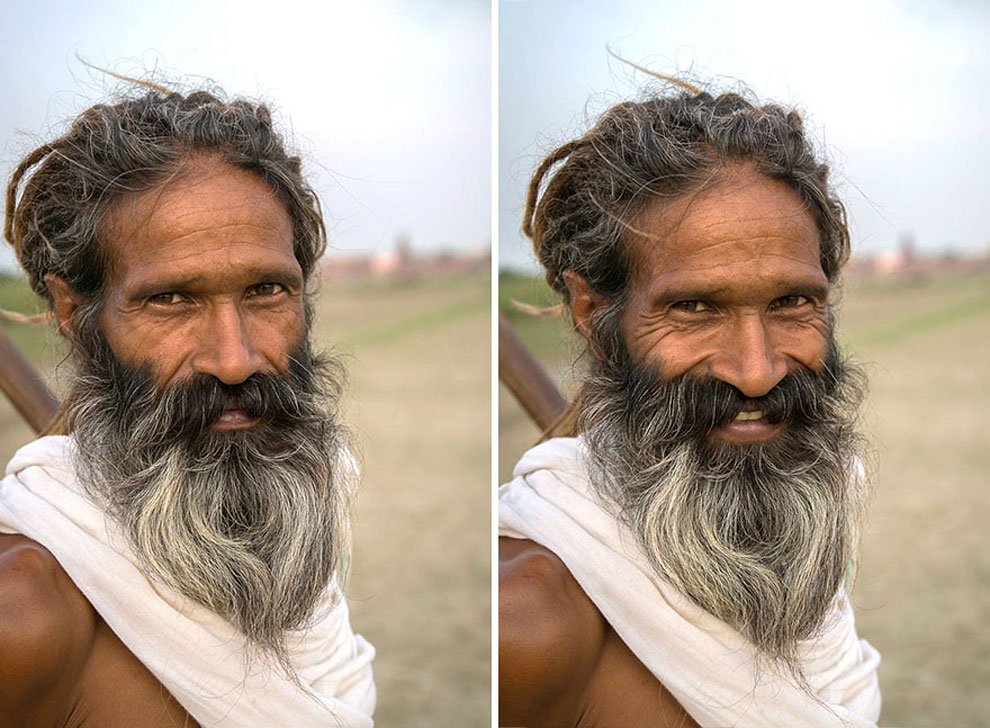 ZorzStudios's tweet photo. #ContrastingPortraits show how a #smile can change your #perception of someone https://t.co/CCZD8UDxzP | #JayWeinstein #India #PhotographyProject #StrangerPortraits #StreetPhotography #StrangersSmiling #TravelPhotography https://t.co/XPQB7t6BDy