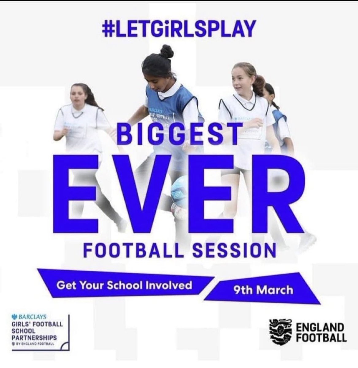 BexSchGames's tweet photo. What an afternoon of football, over 70 girls from across @LBofBexley enjoying the sport. Thanks to everyone who ensured so many girls had a positive afternoon of activity #LetGirlsPlay @BarclaysFooty @KingHenryPE @TownleySports @WellingGirls @CAFCTrust https://t.co/PksHcWFnQK