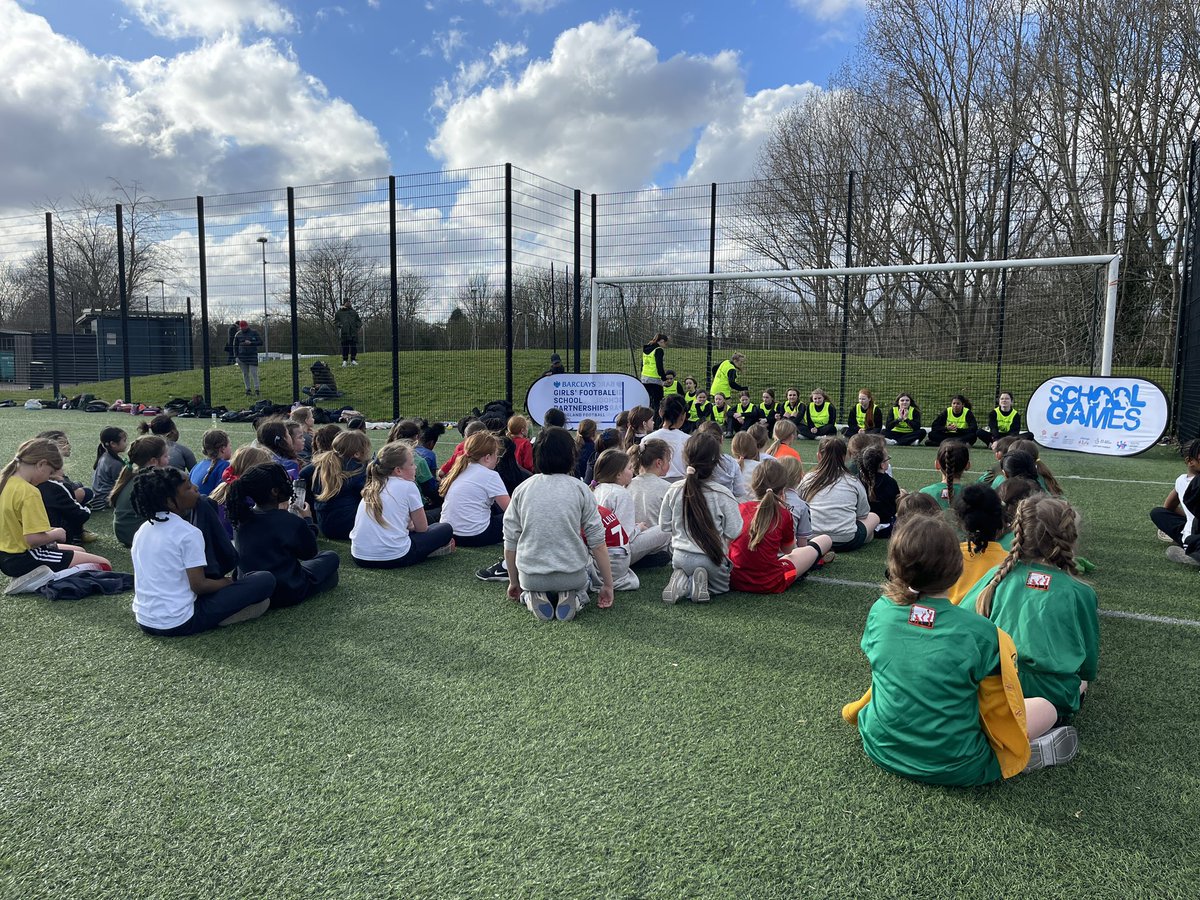 What an afternoon of football, over 70 girls from across <a href="/LBofBexley/">London Borough of Bexley</a> enjoying the sport. Thanks to everyone who ensured so many girls had a positive afternoon of activity #LetGirlsPlay <a href="/BarclaysFooty/">Barclays Football</a> <a href="/KingHenryPE/">King Henry School PE</a> <a href="/TownleySports/">Sports at Townley Grammar</a> @WellingGirls <a href="/CAFCTrust/">Charlton Athletic Community Trust</a>