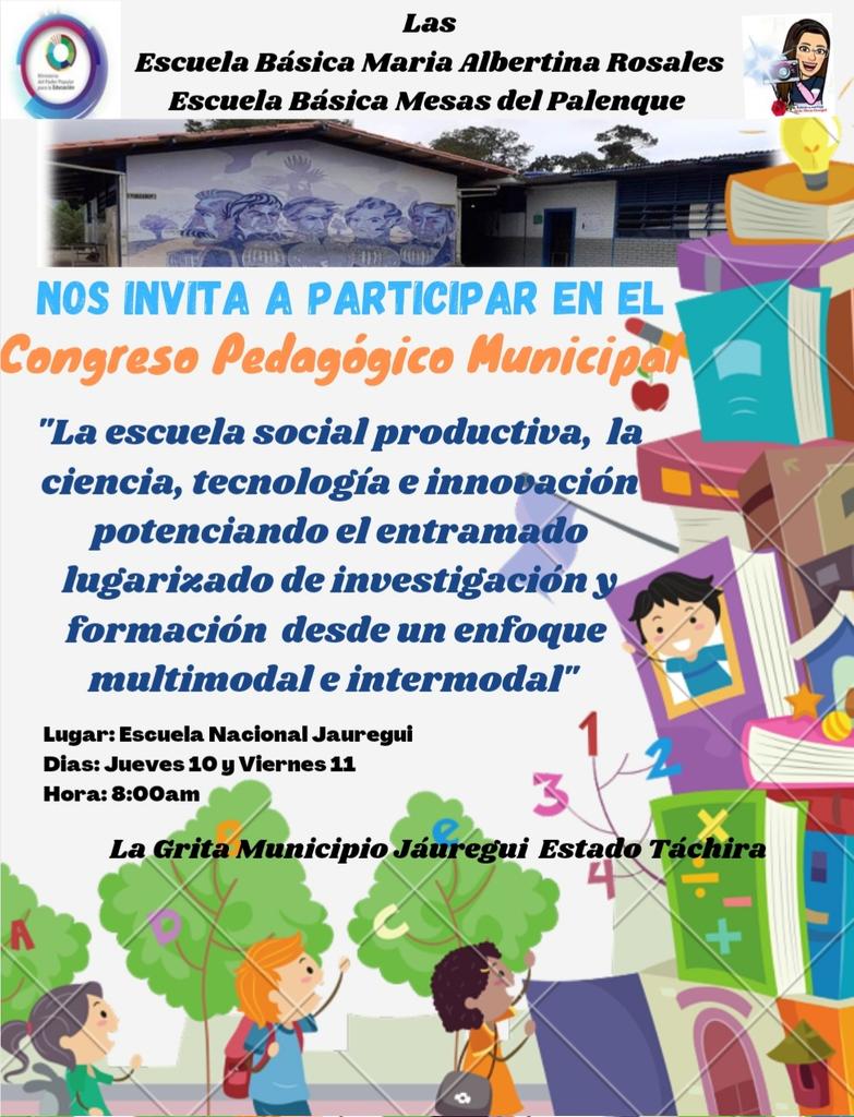 Congreso Pedagógico Municipal La Grita Municipio Jáuregui Estado Táchira 
#Jáuregui
#Táchira
#CongresoPedagógicoMunicipal

@MPPEDUCACION <a href="/_LaAvanzadora/">Yelitze Santaella</a>
<a href="/FreddyBernal/">Freddy Bernal</a> <a href="/Berzabethg1/">Berzabethgandicaoficial</a>
@ZonaEducTachira
<a href="/Crazet2011/">Crazet2011</a> @educ_jauregui @lauraccharias