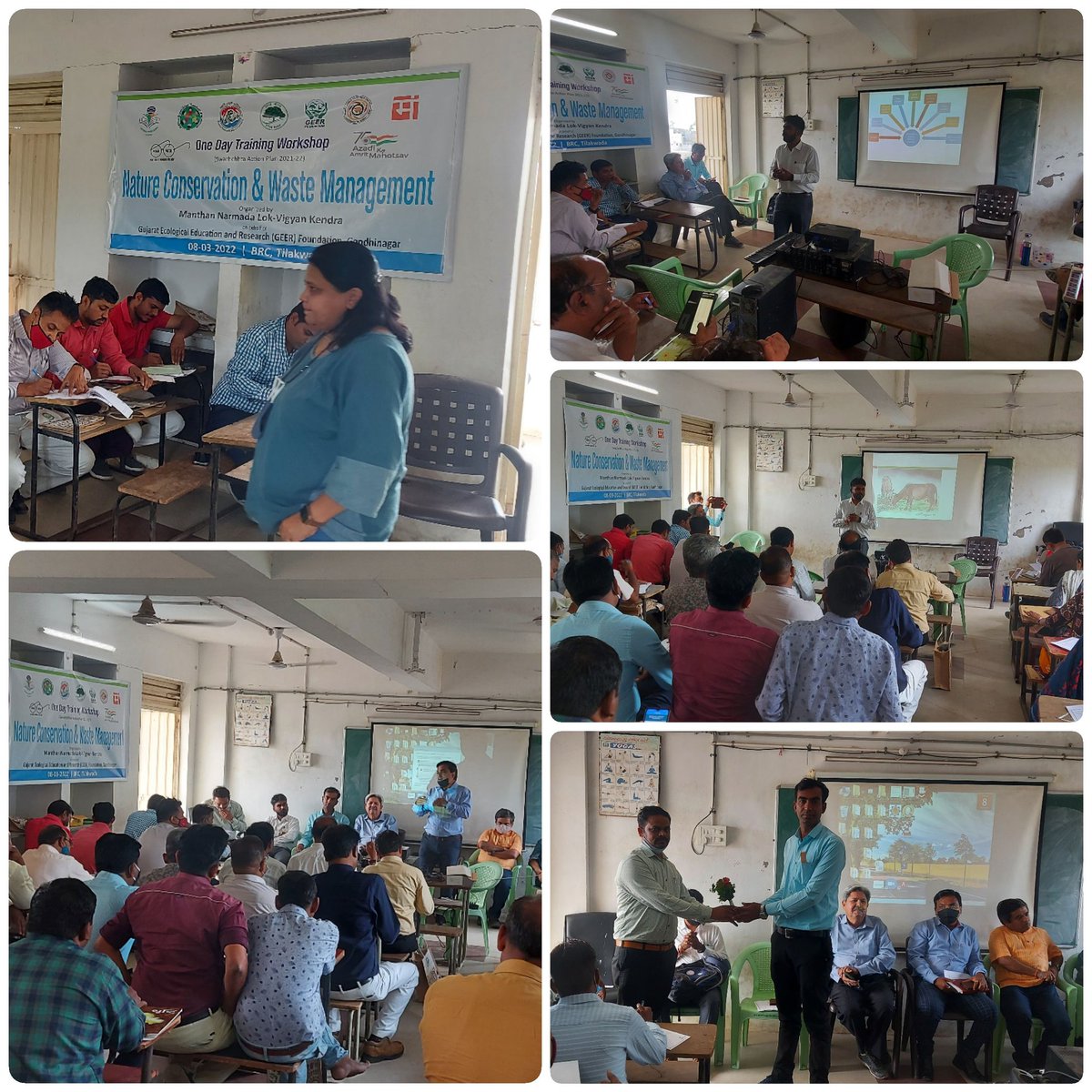 manthancsc's tweet photo. Y'day at https://t.co/0cVElT5vXu Tilakwada @manthancsc &amp; #Geerfoundation jointly organized a #TTW with helpof @BTilakwada.Our experts Dr.@JankiTeli,Dr.Dishant, Dr.Devendra,Shri Srikant enlightened them on #Natureconservationandwastemanagement through talk,presentation&amp;Activities. https://t.co/ZoHOvaqsU1