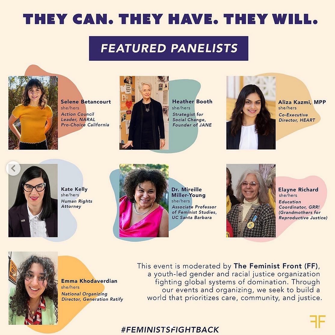 SophiaArmen's tweet photo. Tomorrow!

This summer is the biggest challenge to our reproductive rights in generations. Millions of people’s rights will be stolen

Fight back. On abortion provider appreciation day, join youth org @thefeministfrnt for “They Can. They Have. They Will” https://t.co/tHcPeoQF7t https://t.co/1f6ikrxQUI