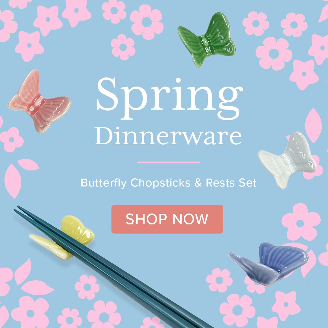 MeraeCorp's tweet photo. It's almost Spring. 🦋Refresh your table with bright colors⁠—#chopsticks and rests, #dinnerware set, Tetsubin cast iron #teapots, #ricebowls &amp; more.

🌷Shop Spring Dinnerware: https://t.co/GusoLKpjwl
.
.
#merae #asian #dinnerware #tableware #bowls #plates #HomeDecor #giftsforher https://t.co/eEar9p9Z9V