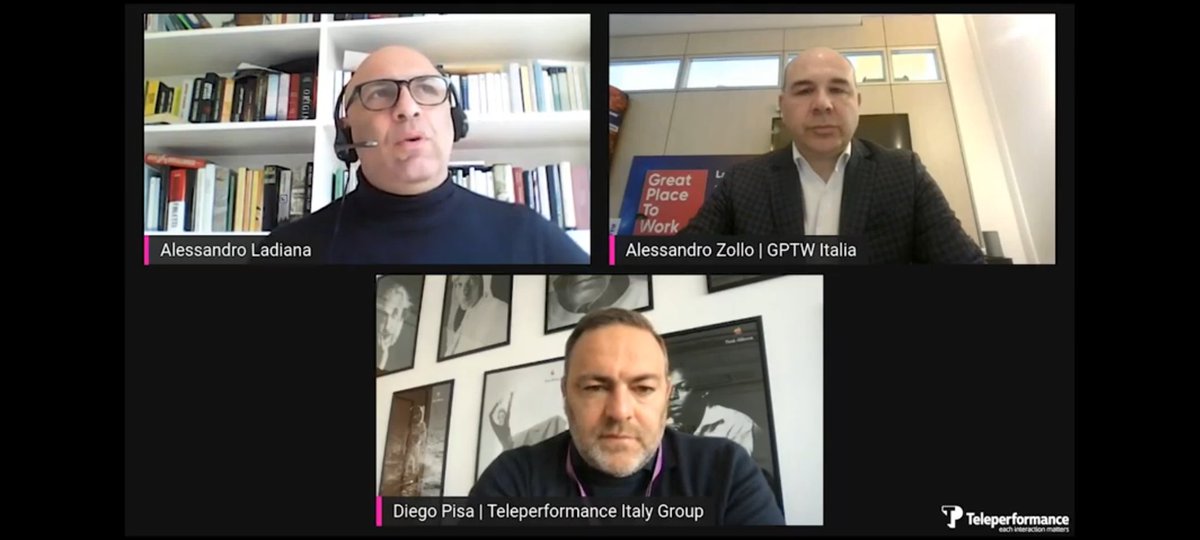 TPAlbania's tweet photo. In questo video messaggio ci parlera’ CEO Diego Pisa e Alessandro Zollo CEO di @gptwitalia
Per ascoltare l'intera intervista visitate il link:👇
https://t.co/r5DxwYHxHp
#TP4i #Diversity #Inclusion #Equity #TPWomen #Proud2BeTP #TeleperformanceAlbania https://t.co/RfcvyKK7TK