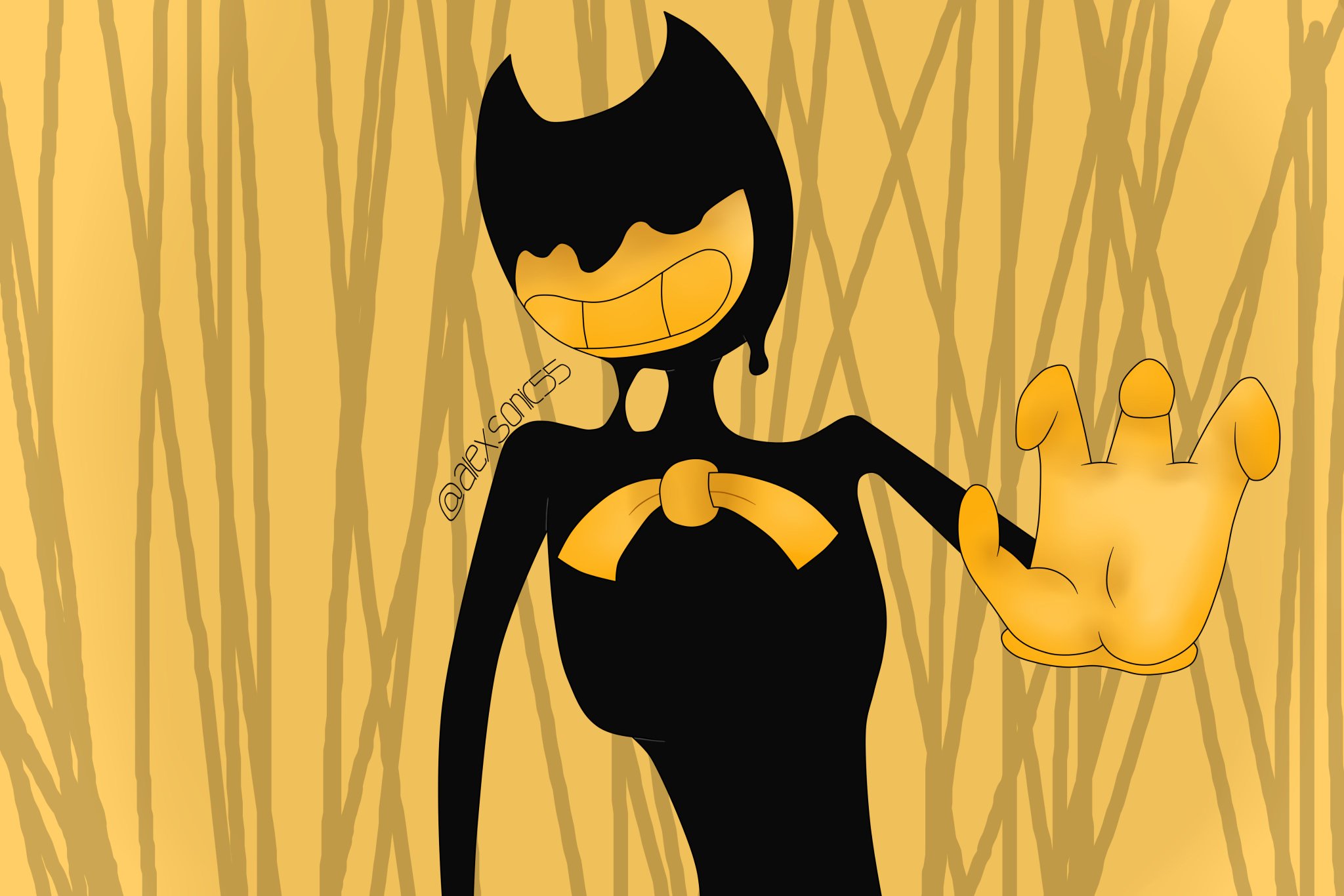 AlexisSonic55 on Twitter "Dreams come true Ink Demon Bendy art BENDY