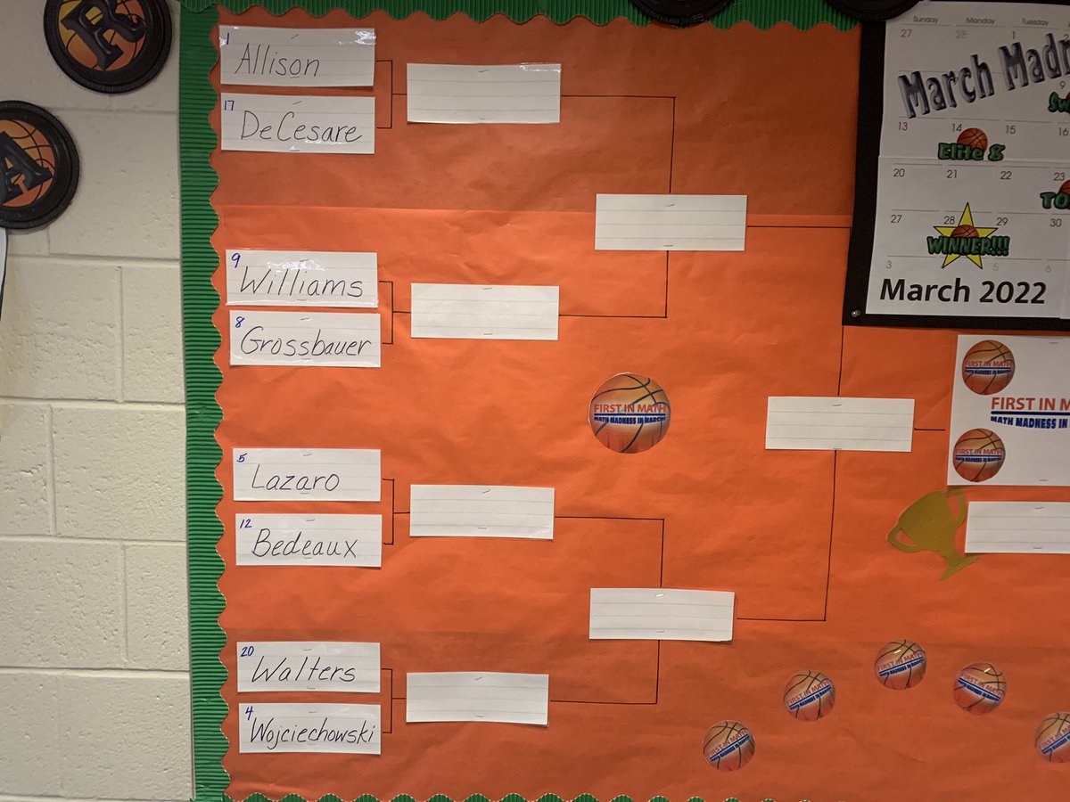 Good luck to the <a href="/EASDPalmer/">Palmer Elementary School</a> teams that advanced to the Sweet 16 in the <a href="/FirstInMath/">First In Math</a> March Math Madness. <a href="/RobertSun24/">Robert Sun</a> <a href="/EastonAreaSD/">Easton Area SD</a>