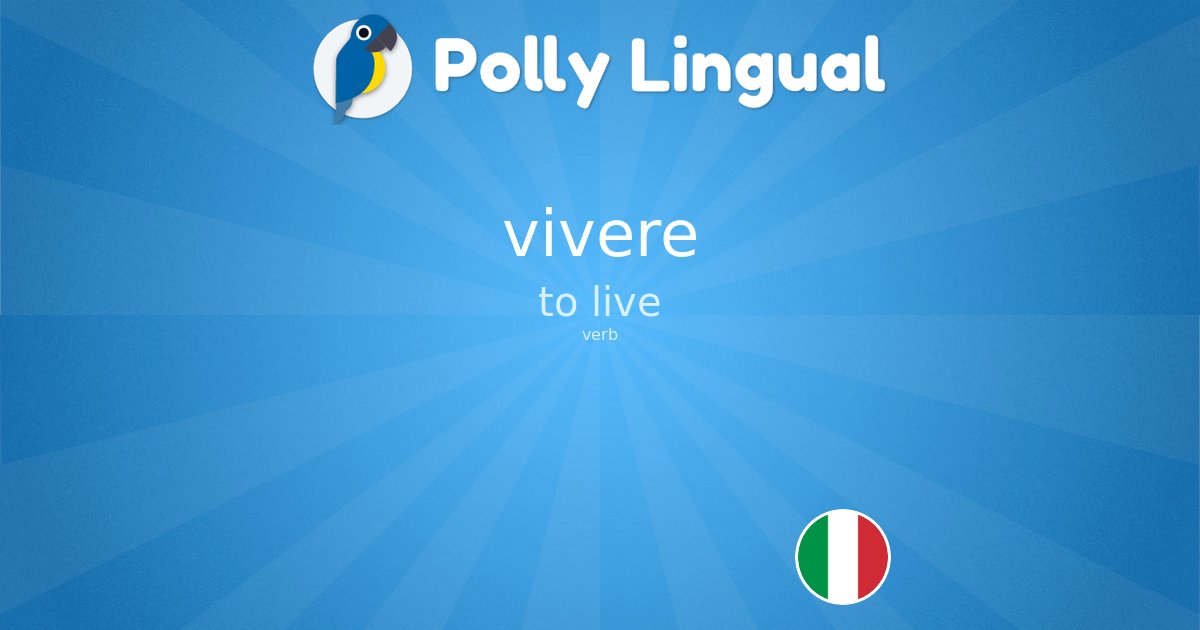 🇮🇹 #Italian Word of the Day:

vivere 

vivre 🇫🇷
vivir 🇪🇸
to live 🇬🇧
leben / wohnen 🇩🇪
viver 🇵🇹

#learnItalian #WordOfTheDay pollylingu.al/en/items/25630