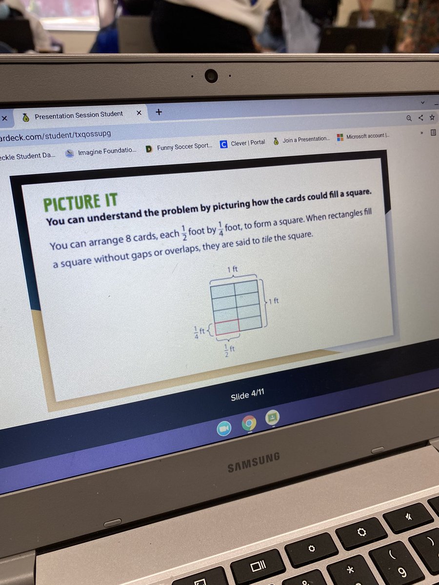 MarsonRichards1's tweet photo. @IFLeeland_PGCPS scholars demonstrate multiple strategies and representations to show their understanding of fractions. A concept that can be abstract in nature suddenly becomes real and concrete!
@SheriReidWilli1 @AngelaW726 @CharterPgcps @ImagineCharters https://t.co/hSxviAx8wU
