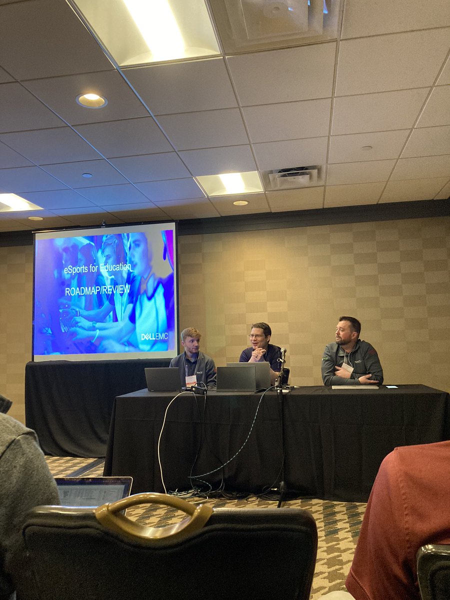 jackietalkthai's tweet photo. Third session of the day at #KYSTE and learning a lot about #EsportsEducation and CS/IT certifications #JCPSDigIn #CS4KY https://t.co/ReRjjRsHEX