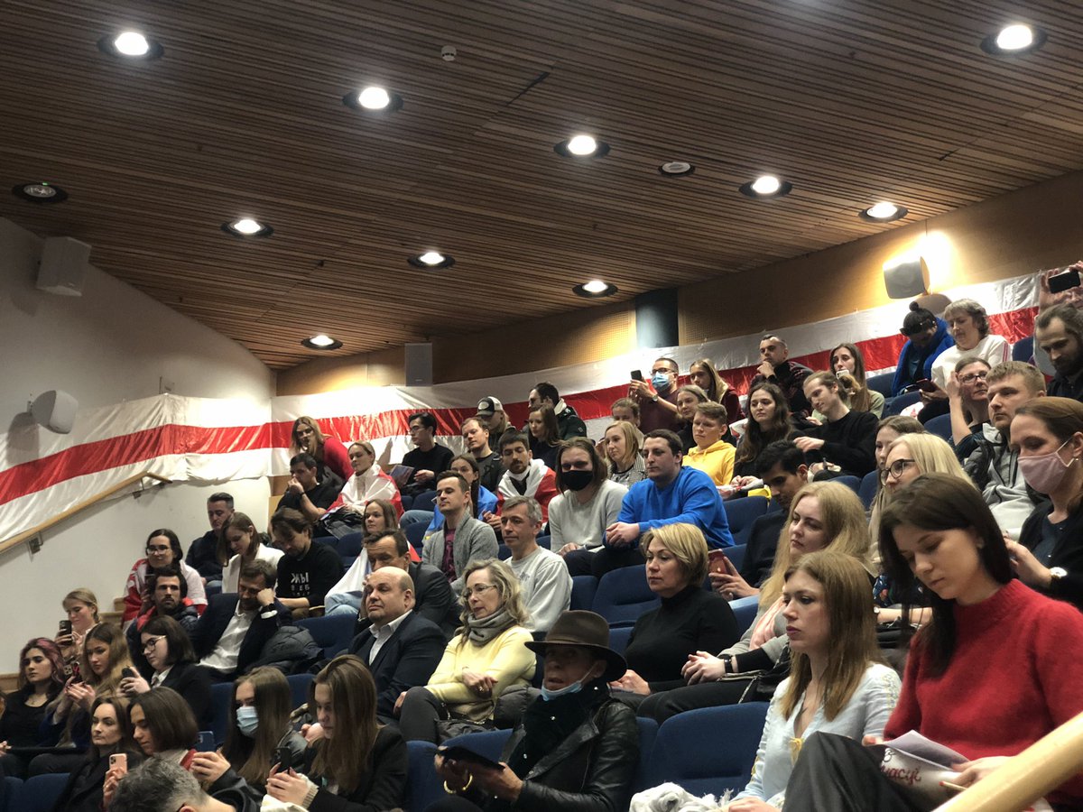Very proud to host <a href="/Tsihanouskaya/">Sviatlana Tsikhanouskaya</a> meeting for London Belarus democracy community #standwithbelarus #StandWithUkraine <a href="/lsbu_law/">LSBU Law</a> <a href="/LSBU_LSS/">School of LSS</a> <a href="/LSBU/">London South Bank University - LSBU</a>