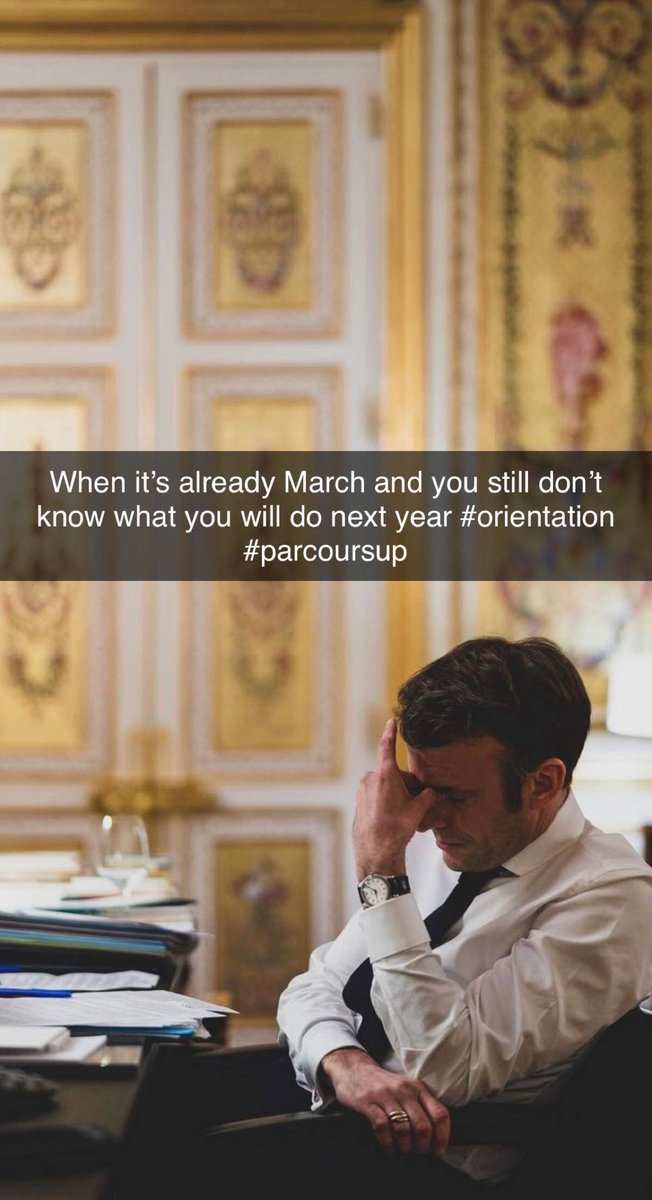On est déjà en mars, si comme beaucoup, vous ne savez toujours pas ce que vous ferez l’année prochaine, rapprochez-vous de votre professeur. #orientation #parcoursup