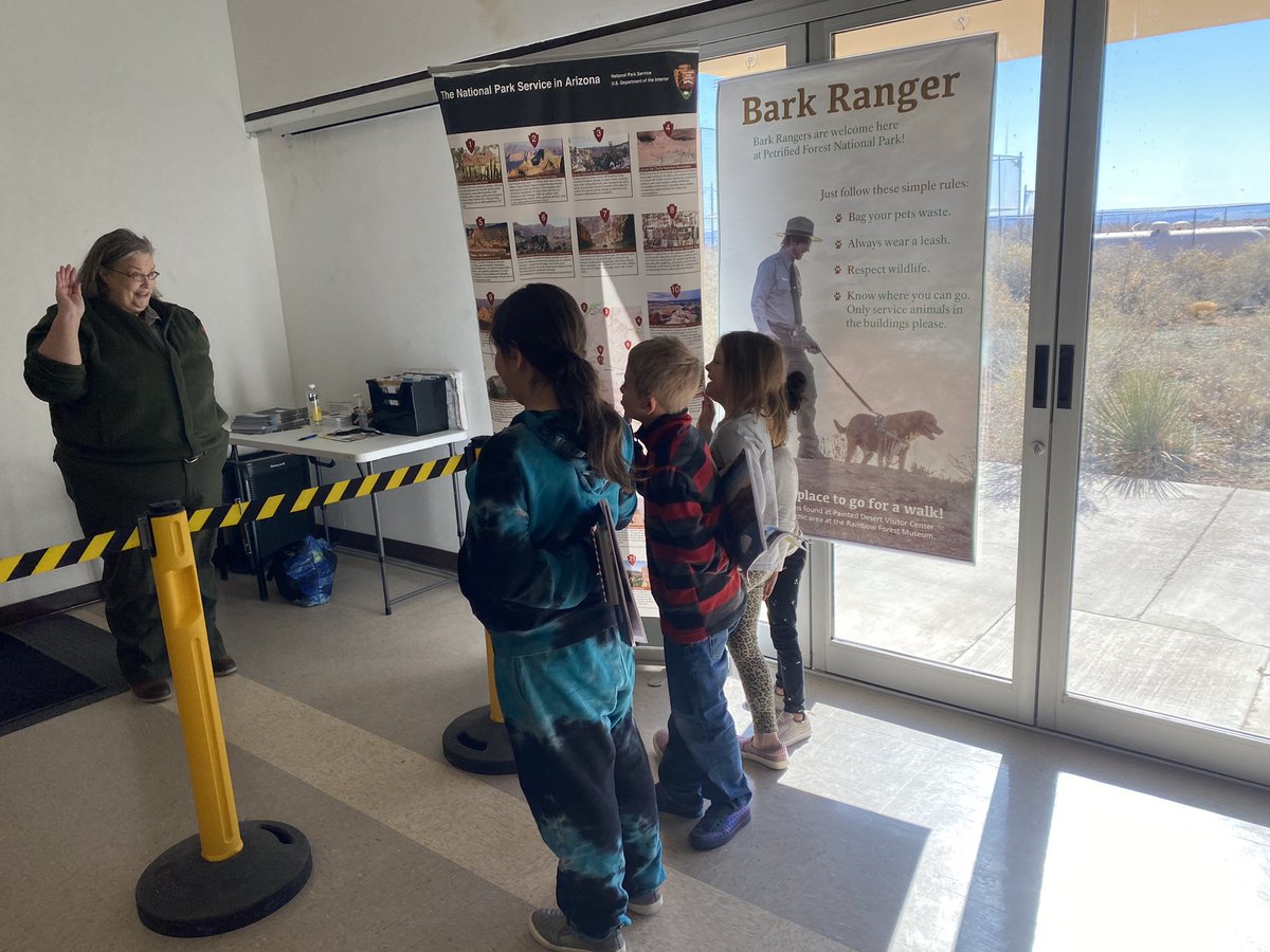 We LOVED the <a href="/PfmaAssn/">PetrifiedForestAssn</a> Petrified Forest and Painted Desert National Park. I grossly underestimated how much the kids would be engaged or how much time we would spend here. It is a National treasure. The kids loved earning their Jr Park Ranger badges. #grandcanyonspringbreak