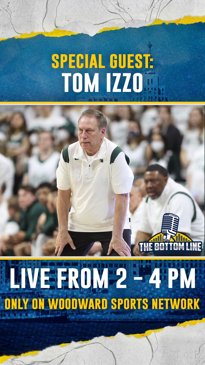 woodwardsports's tweet image. 🚨 Guest Alert 🚨

The winningest coach in Big 10 history joins @OfficialBraylon @RyanEFox2 and @TomMazawey today on “The Bottom Line”!