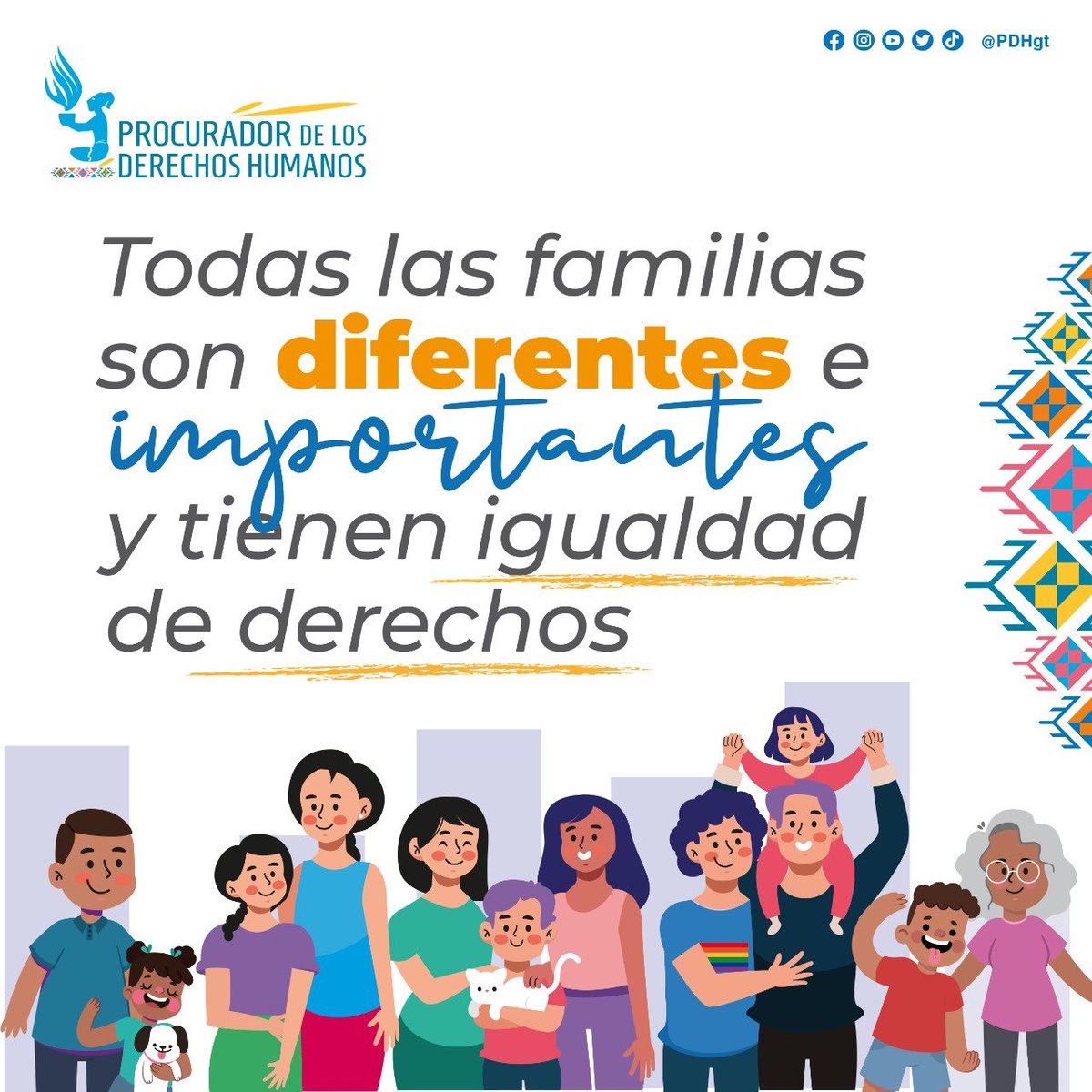 JordanRodas's tweet photo. Un saludo a las familias diversas, en el marcó del día de la vida y la familia aprobado el 8 marzo por @CongresoGuate en la ley 5272, la cual marca un grave retroceso en materia de #DerechosHumanos. Todas las familias son diferentes e importantes, y tienen igualdad de derechos https://t.co/nYGFlu6gtN