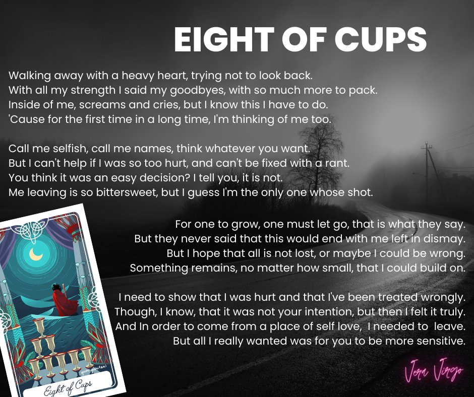 AncientLoreSong's tweet image. The 4th poem I wrote since I got back

#VeraVirgo
#TarotPoetry
#poetrytwitter