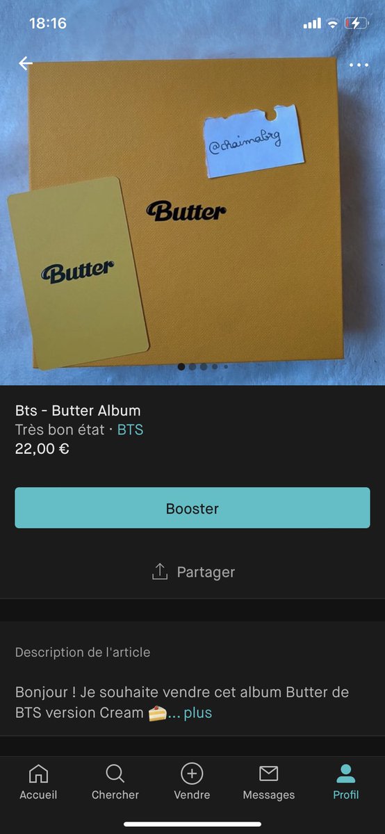 Chaima_brg's tweet photo. Coucou ! :) Je vends mes albums de différents groupes {ateez, enhypen, the boyz, bts, monstax et astro} sur vinted si ça vous intéresse 💞 Ils sont neufs et complets AVEC photocards
Mon vinted : chaimabrg
https://t.co/5aHrCiuxXe

‼️RT SVP‼️ (suite en com) https://t.co/9Pf1DH9Y3V