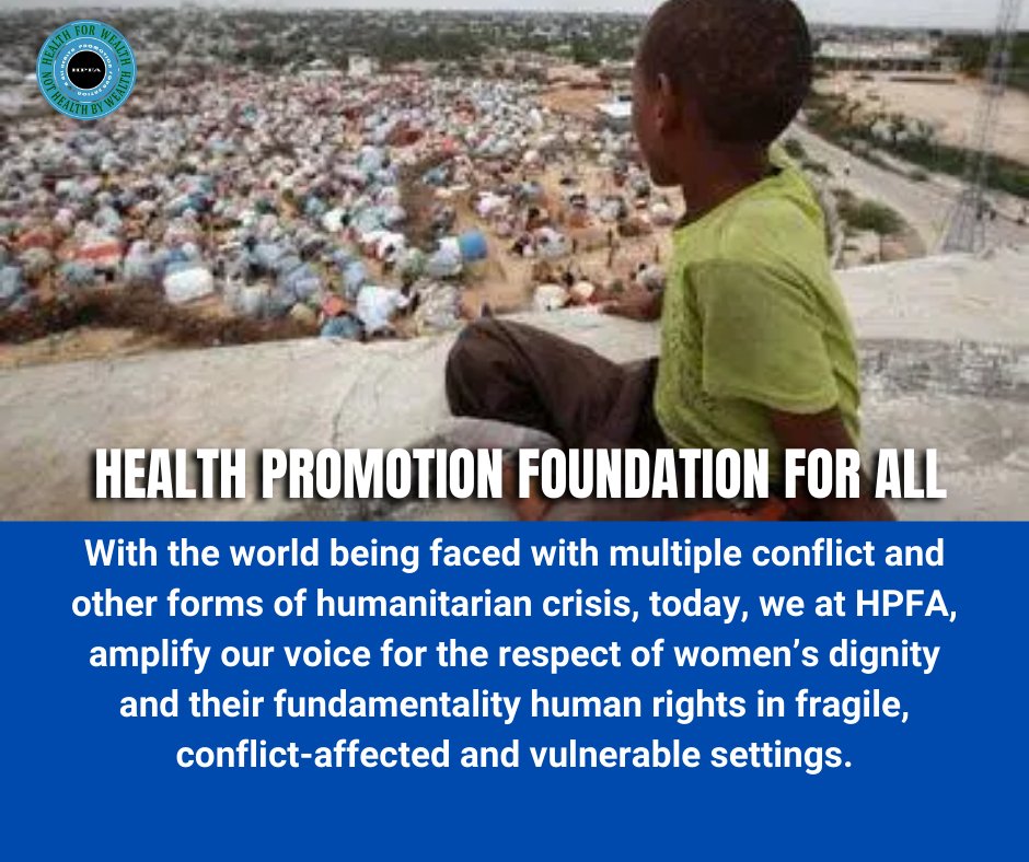 HPFA16's tweet photo. With the world being faced with multiple #conflict and other forms of #humanitariancrisis, today, we at HPFA, amplify our voice for the respect of women’s #dignity and their fundamentality #humanrights in fragile, conflict-affected and vulnerable settings. 
#EndGBV
#IWD2022 https://t.co/P9yfomT3Fq