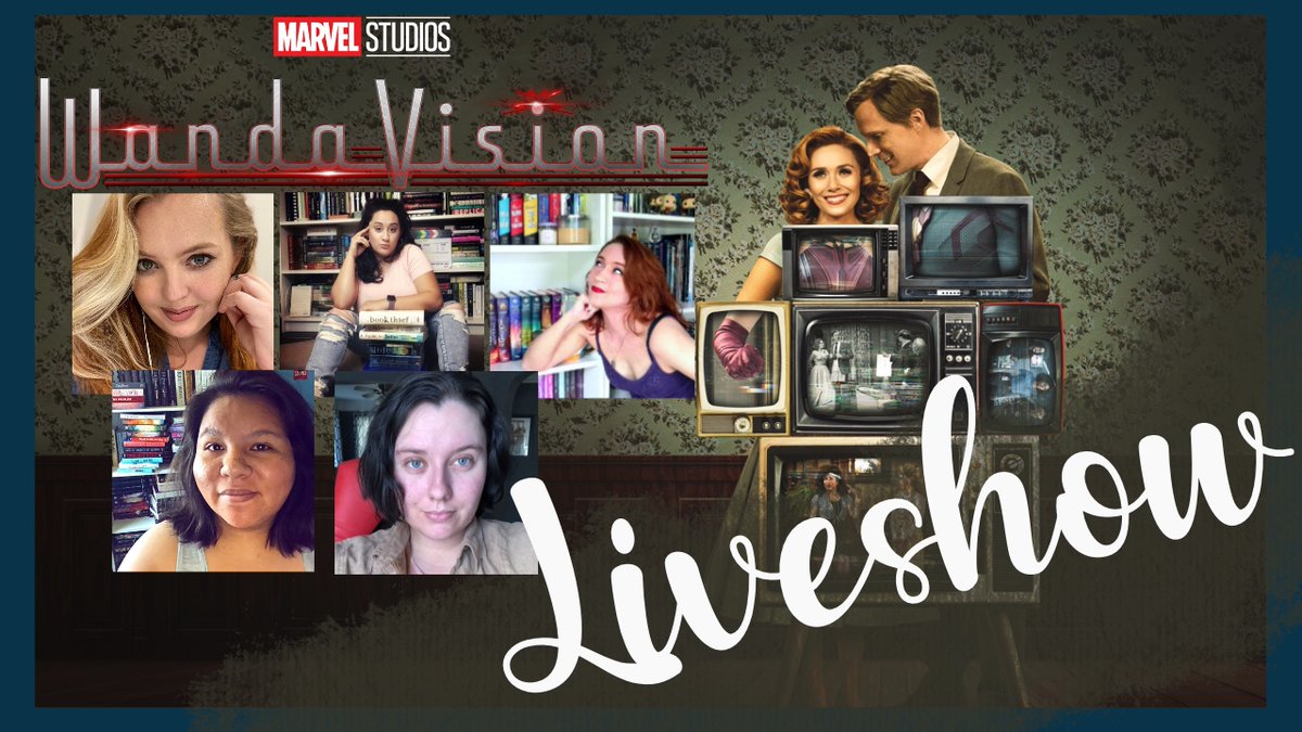AVENGERS! It's time for the first liveshow of 2022! We'll be discussing WandaVision and No One Here is Lonely by Sarah Everett See you there! youtu.be/FjQ56b0mL9w
