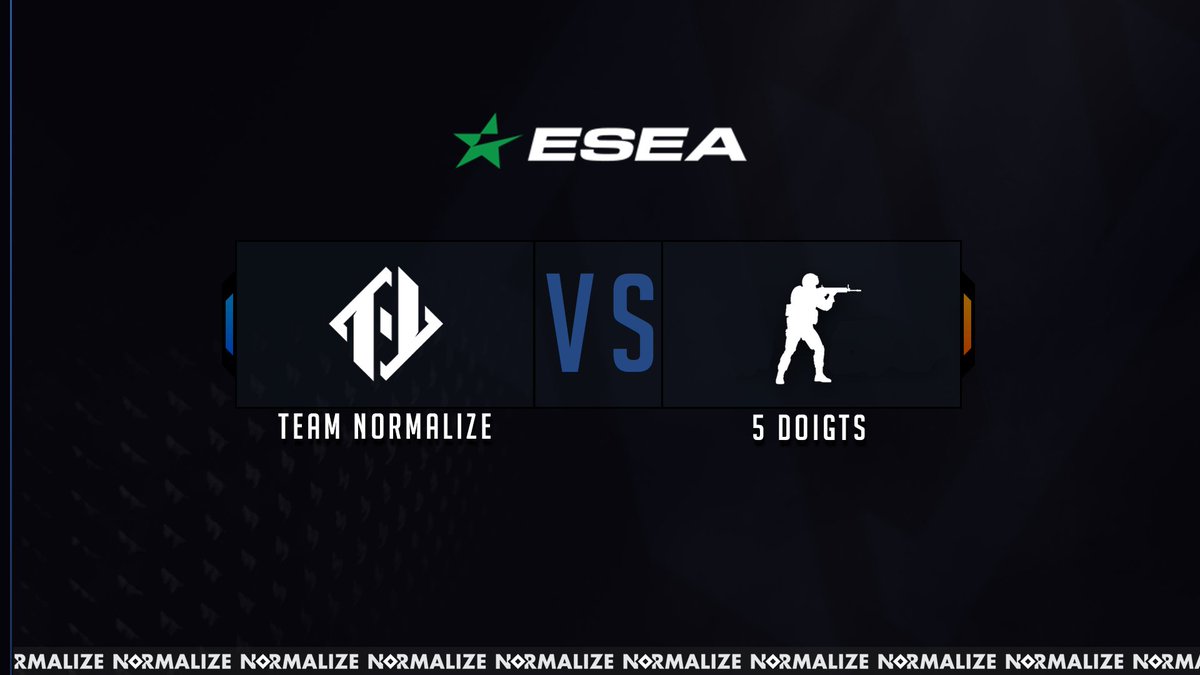 TeamNormalize's tweet photo. #ESEA

We look to bounce back after our loss on monday, let's get it!

🆚#5Doigts
⏰22:00 CET
🗺️Inferno
📺No stream

#SetTheNorm https://t.co/LBQoNQ0Cq9