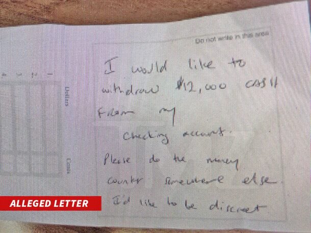 notcapnamerica's tweet photo. He wrote on the withdrawal slip that he’d like the teller NOT to count the cash at the counter as he wanted to be discreet — understandable when carrying $12,000 in cash. That apparently led the teller to believe he was robbing the bank. https://t.co/MYsjCEIRKq