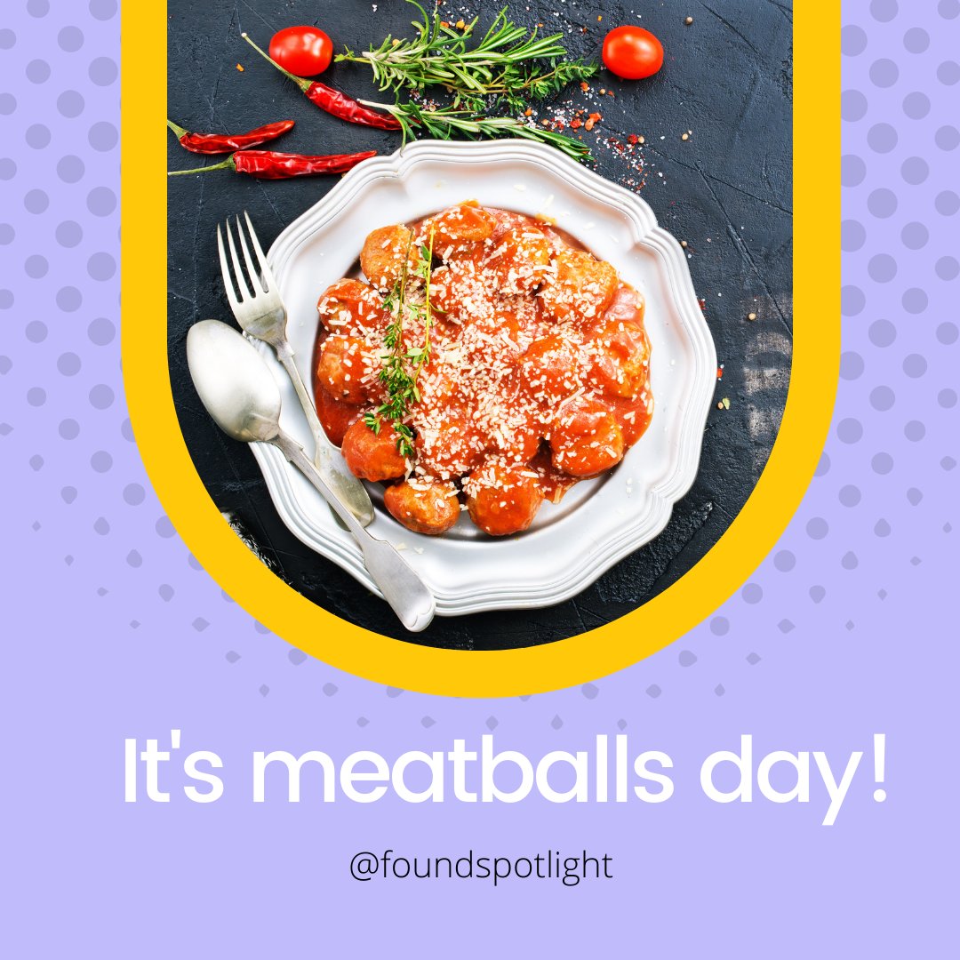 FoundSpotlight's tweet image. You simply can't beat a classic! 
.
.
.
#MeatballDay #meatball #NationalMeatballDay #SPOTLIGHT
