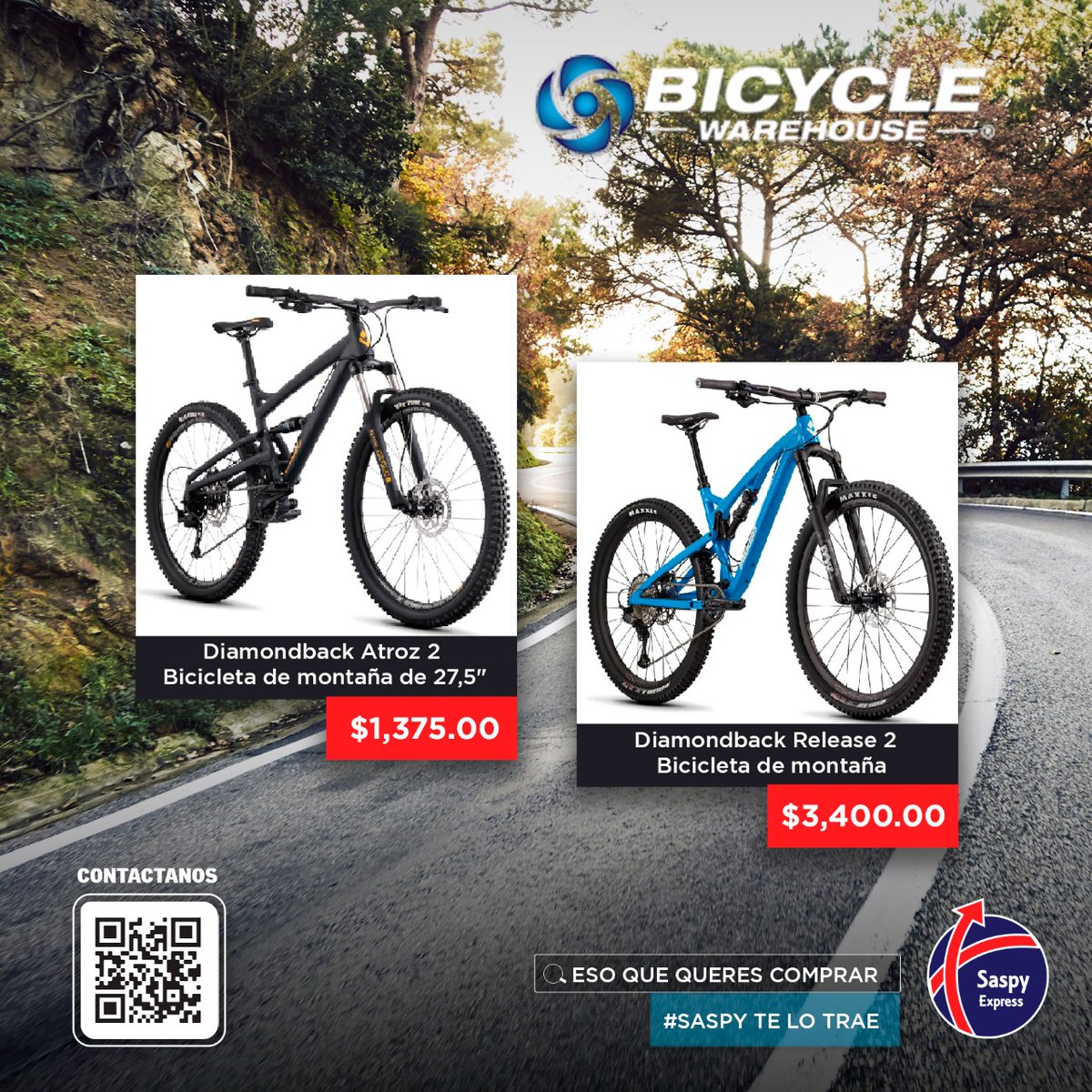 SaspyExpress's tweet photo. Una alternativa de movilidad, diversión y desestres

No esperes más! 
Decidite y adquirí esa bici que tanto buscas y necesitas!

Te brindamos todas las facilidades
De las mejores tiendas del mundo, directo a Vos!

#SaspyExpress #SaspyTeLoTrae #CompraUsa #CompraEuropa https://t.co/Sr6fxYkWrw