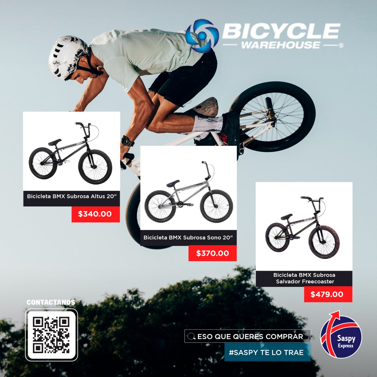 SaspyExpress's tweet photo. Una alternativa de movilidad, diversión y desestres

No esperes más! 
Decidite y adquirí esa bici que tanto buscas y necesitas!

Te brindamos todas las facilidades
De las mejores tiendas del mundo, directo a Vos!

#SaspyExpress #SaspyTeLoTrae #CompraUsa #CompraEuropa https://t.co/Sr6fxYkWrw
