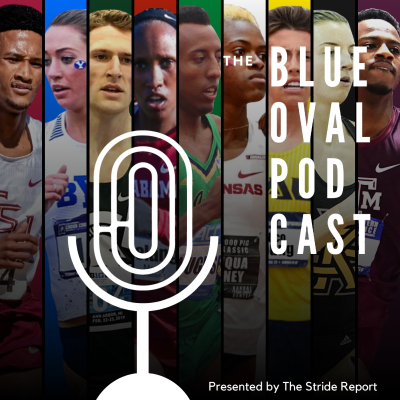 TheStrideReport's tweet photo. With the D1 NCAA Indoor Championships just a few days out, your favorite podcast co-hosts decided to offer their title favorites, sleeper picks and wild cards for each distance event this weekend.

Listen up below! ⬇️