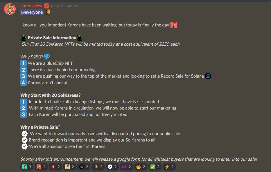 SolKaren NFT (Mint Date TBA) tweet media