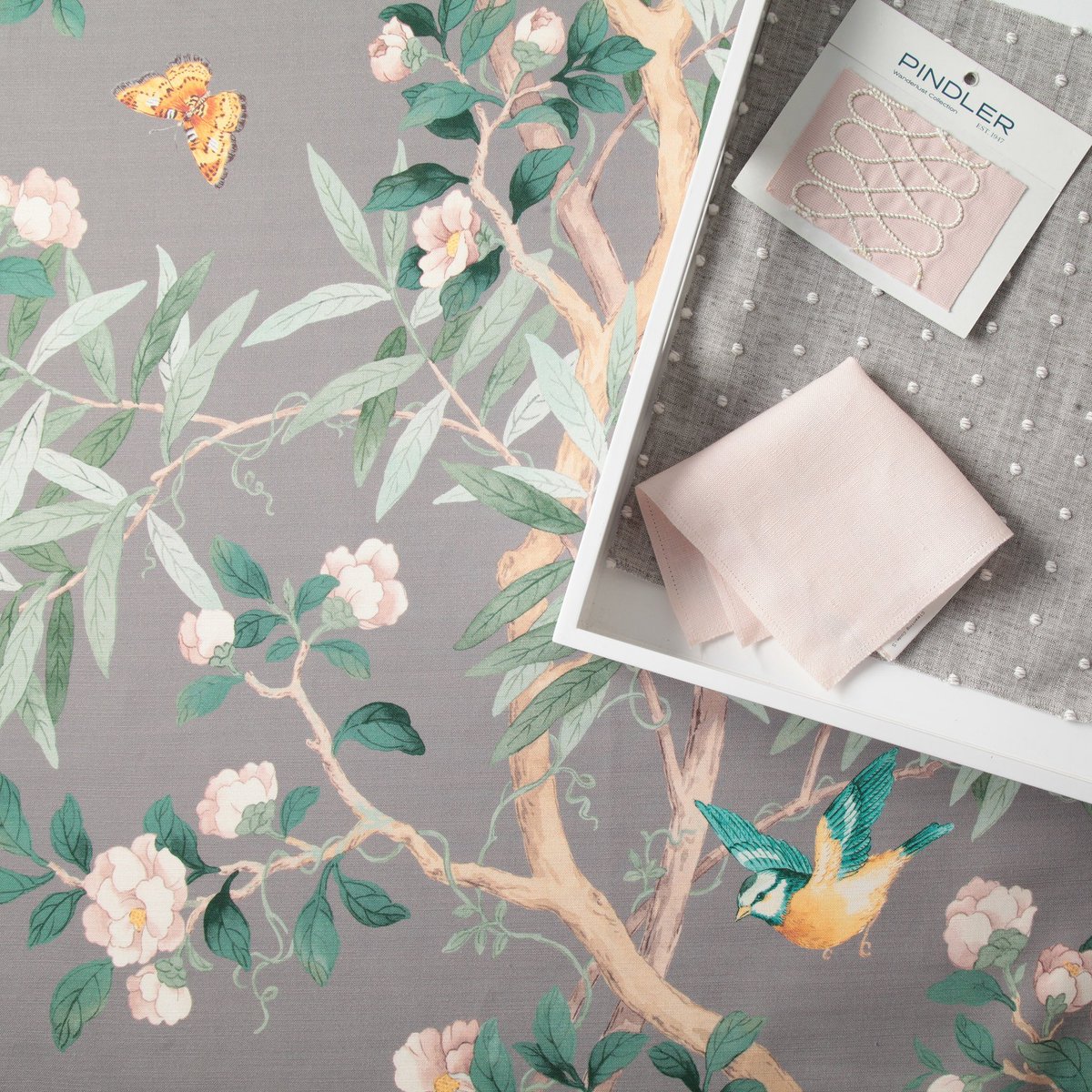 PindlerCorp's tweet photo. Add a splash of color to your week! 
.  .  .  .  .
Patterns Shown: P6516-Arcane/Pewter, 7270-Swindon/Grey, 5468-Flanders/Petal, T266-Lisette/Cameo https://t.co/RxBD8wRxhC