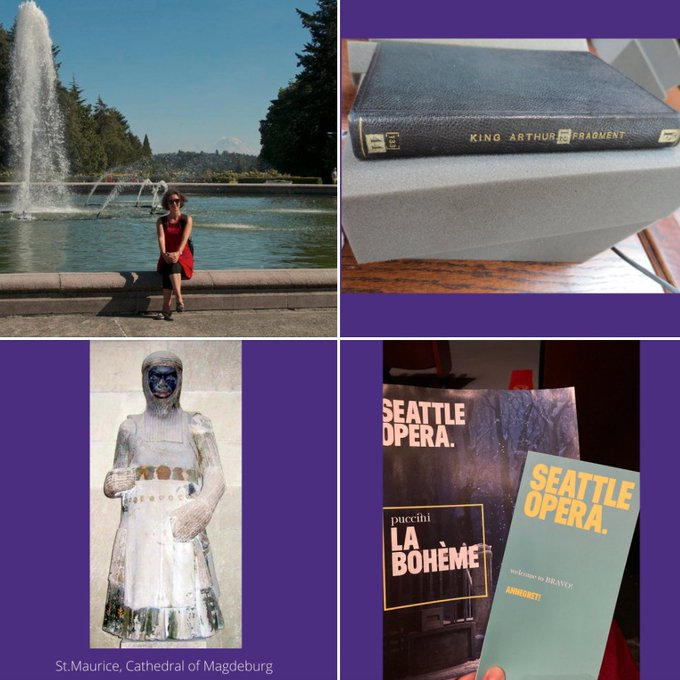 uwjewst's tweet photo. Faculty member Annegret Oehme @Medieval_ista
is featured in an interview with UW #HumanitiesFirst, where she discusses her favorite courses to teach — diversity in the Middle Ages — and her interests (opera!). Read the interview: https://t.co/iKPvIVwGTq https://t.co/T3Mrq5MfwH