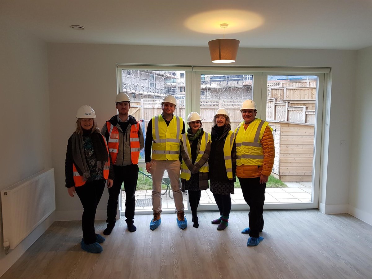 Fantastic afternoon with @engie_uk <a href="/BBRC_Homes/">BBRC_Homes</a> and <a href="/TomRenhard/">Tom Renhard</a> visiting our Elderberry Walk scheme in Southmead. Some great progress is being made, we are proud to be working together to deliver quality affordable housing in Bristol. #Bristol #affordablehousing #collaboration
