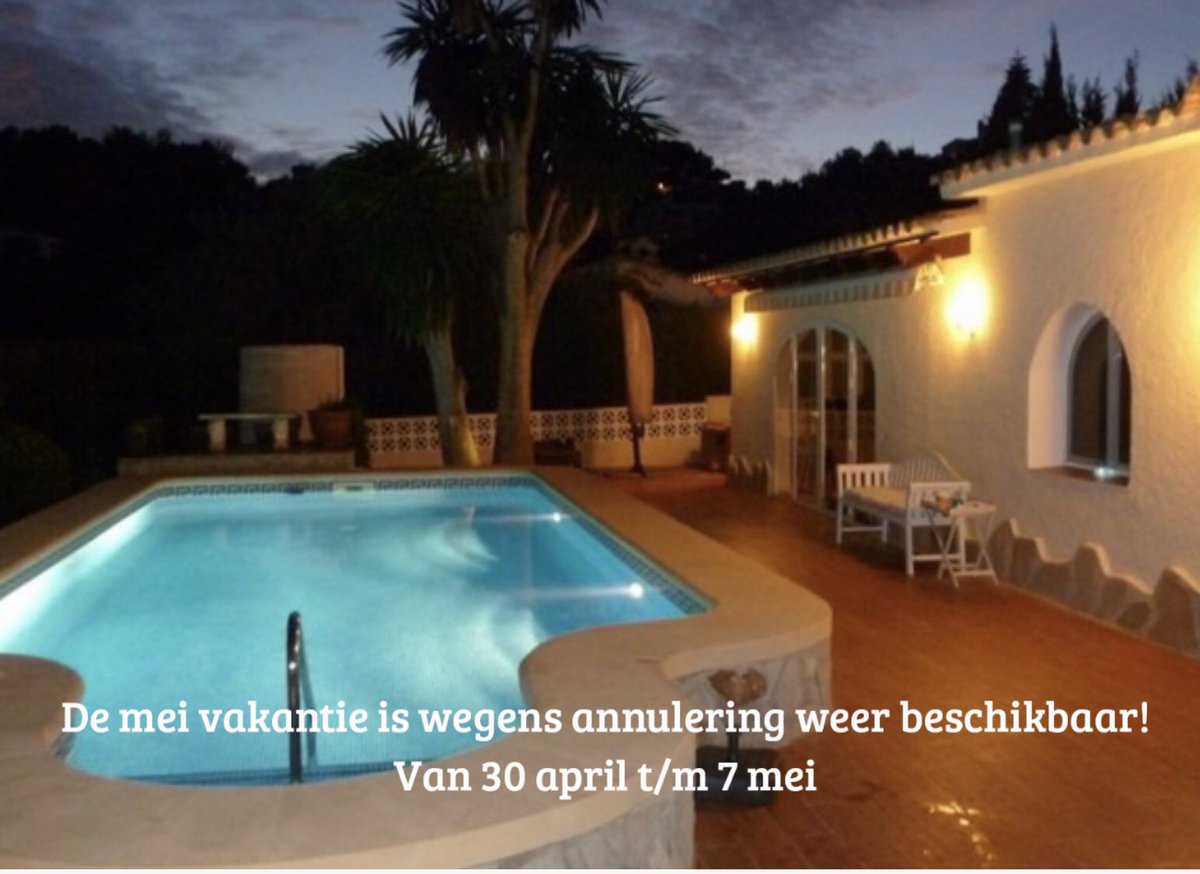 #vakantie #spanje 
Wegens annulering #aangpaste vakantiewoning!
villalosleones.nl