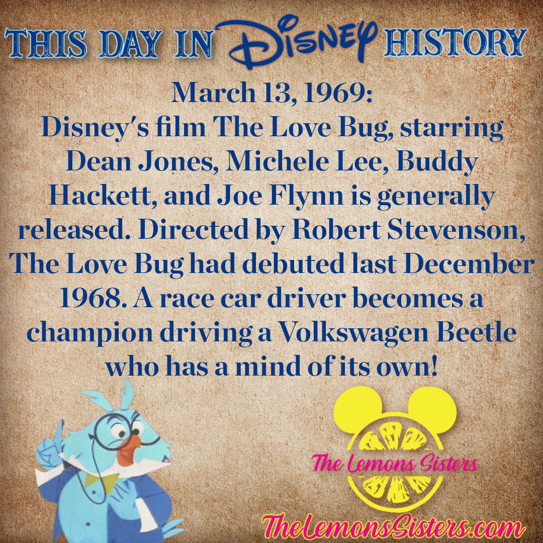LemonsSisters's tweet photo. It has been years since I have seen the Love Bug.  I think I may have to put it on the agenda to watch.  #lovebug #disneyclassics #DisneyPlus #thelemonssisters #vacationwithleann https://t.co/V8sbCxZHYv