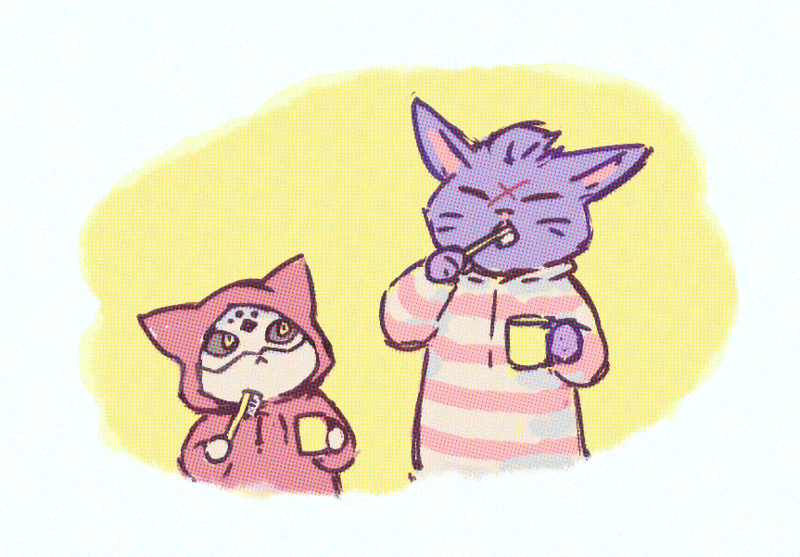 「」|かゆうまのイラスト