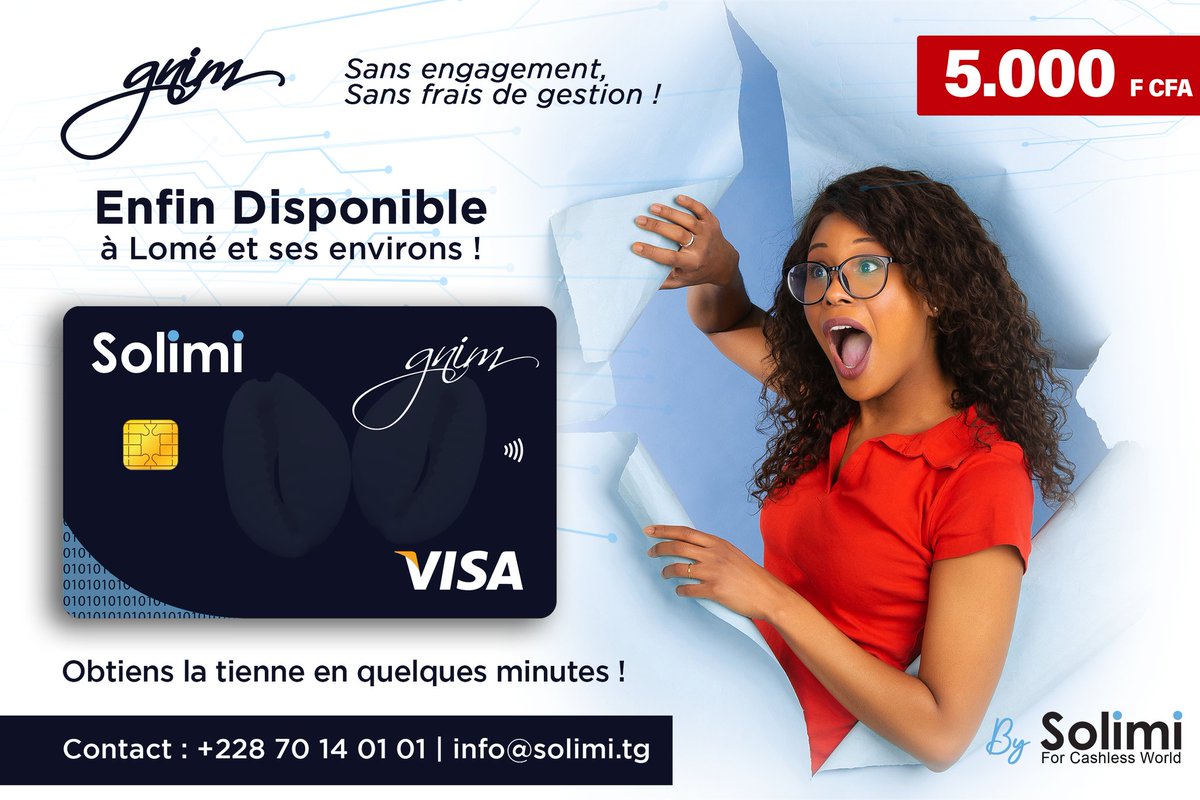 SolimiTogo's tweet photo. #carteVisaPourTous #Gnim #Solimi #Visa https://t.co/P7CuacfpKf
