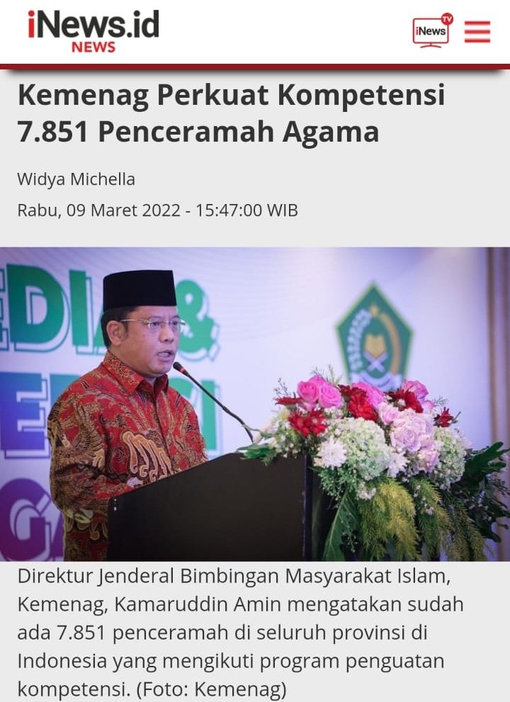 Dibutuhkan sorang pembrani dan punya banyak pendukung yg siap mengawal dan mlindungi nya ntuk mewujudken inih..
Krena akan ada yg menentang scara masive.
Penceramah abal2 &amp; ulama dadakan fakir ilmu banyak di negri inih. 

inews.id/news/nasional/…