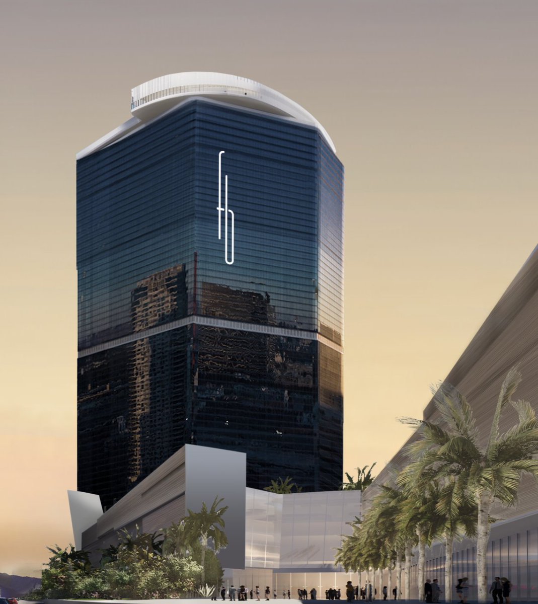 New renderings show what the #Fontainebleau Las Vegas is set to look like when it opens next year. View all the renderings here: bit.ly/3vP2Qyt