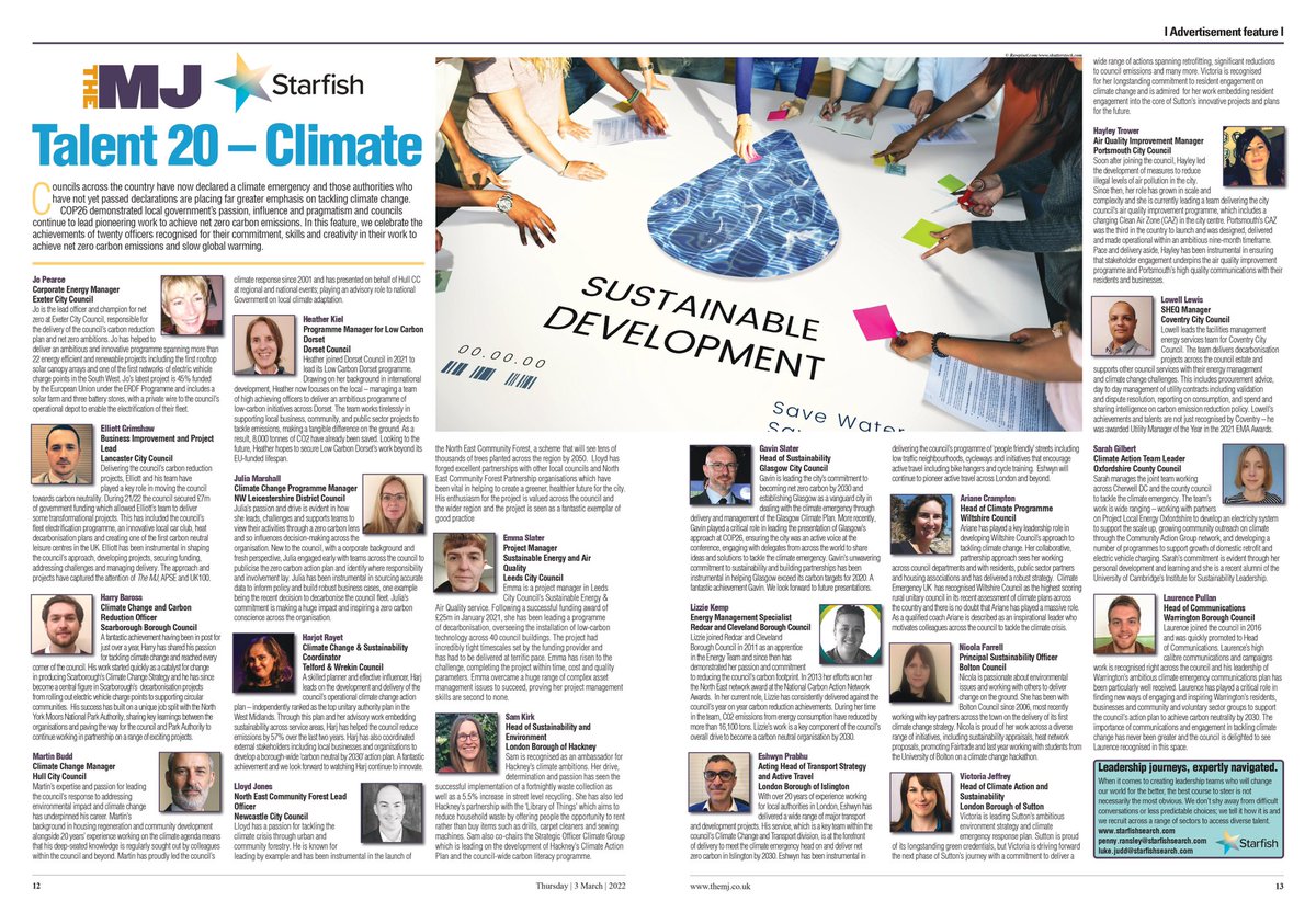 Well done to everyone nominated. Some fantastic achievements! Proud of what we have achieved <a href="/LancasterCC/">Lancaster City Council</a> 🙌🏻Starfish Talent 20 <a href="/themjcouk/">The MJ</a> #ClimateEmergency #decarbonisation